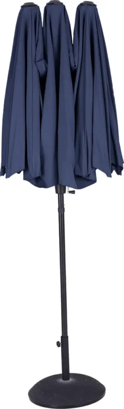 PHIVILLA Garten Sonnenschirme 380mm×200 Mm Balkonschirm Großer Sonnenschirm Für 6-8 Personen Terrassenmöbel Gartenschirm Handkurbel UV 50+ -Stil Beet Verkaufsgeschäft 87af2badf4ffd3c2a3e18fceb416cabe