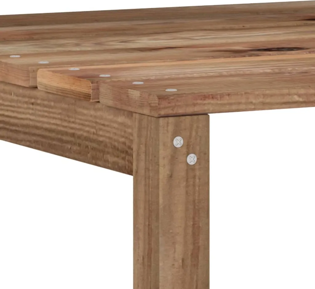 VidaXL Garten-Paletten-Mittelsofa Braun Imprägniertes Kiefernholz 5 VidaXL Garten-Paletten-Mittelsofa Braun Imprägniertes Kiefernholz - Image 5