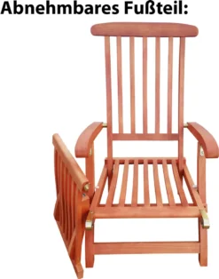 KMH® Hartholz Deckchair (FSC Eukalyptus) -Stil Beet Verkaufsgeschäft 8a70a12727bf50dd80ac918b6362b8a1