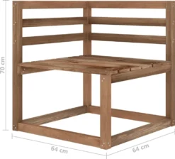 VidaXL 4-tlg. Garten-Lounge-Set Braun Imprägniertes Kiefernholz 17 VidaXL 4-tlg. Garten-Lounge-Set Braun Imprägniertes Kiefernholz -Stil Beet Verkaufsgeschäft 8b6ee4fbf7ada1c162bda0fd54d8bfc6