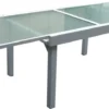 Garden Pleasure Ausziehtisch 135/270x90 Garten Terrasse Alu Glas Tisch Esstisch