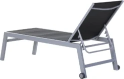 Outsunny Sonnenliege, Gartenliege, 5-stufige Rückenlehne, Aluminium, Schwarz, 169 X 65 X 102 Cm -Stil Beet Verkaufsgeschäft 8f25751d350874ff762b1cc343d10752