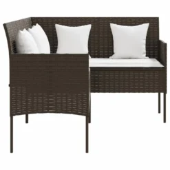 VidaXL Sofa In L-Form Mit Kissen Poly Rattan Braun 11 VidaXL Sofa In L-Form Mit Kissen Poly Rattan Braun -Stil Beet Verkaufsgeschäft 9032ed9bcd69c36d1b82430cbddd8f5e