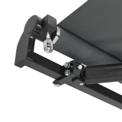 Juskys Markise 350 X 300 Cm - Beschattung Terrasse & Balkon - Gelenkarmmarkise Mit Kurbel & Halterung - Sonnenschutz Balkonmarkise Gelenkmarkise Grau -Stil Beet Verkaufsgeschäft 90e5c93b5ee4aa504bac216ccac6430b