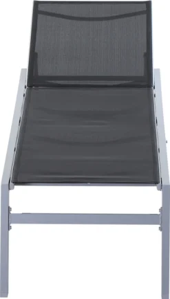 Outsunny Sonnenliege, Gartenliege, 5-stufige Rückenlehne, Aluminium, Schwarz, 169 X 65 X 102 Cm -Stil Beet Verkaufsgeschäft 9173e6050c403d47ba270c469e57e8eb