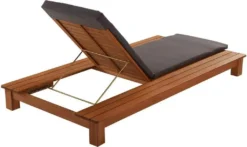 Merxx Gartenliege Viana Verstellbar Eukalyptus Natur, Grau 200 Cm X 105 Cm X 25 Cm -Stil Beet Verkaufsgeschäft 9191fcf728b32c7462553ac098104f50