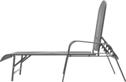 VidaXL Sonnenliege Stahl Anthrazit -Stil Beet Verkaufsgeschäft 926f8b69f6c8f75b06b0bff801f3fcda