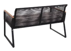 Garten-Garnitur HWC-K42, Gartenlounge Lounge-Set Sitzgruppe Sofa, Seilgeflecht Rope Polywood Stahl, Polster Hellgrau -Stil Beet Verkaufsgeschäft 92abe0ebc87e72addd1f50d8705e182e