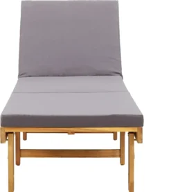 VidaXL Klappbare Sonnenliege Mit Auflage Akazie Massivholz -Stil Beet Verkaufsgeschäft 92cb9eac5c563375cc0da6c183152634