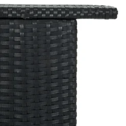 VidaXL Garten-Bartisch Schwarz 120x55x110 Cm Poly Rattan -Stil Beet Verkaufsgeschäft 943ba26a33efbf3ee7dac0a138d0c775