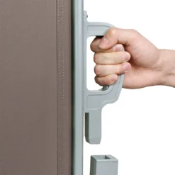 EINFEBEN Seitenmarkise Markisen Ausziehbar 160x300cm Alu Sichtschutz Windschutz Sonnenschutz Seitenrollo Braun -Stil Beet Verkaufsgeschäft 94404d9e0e3660de4d9e2039dd7f45c0