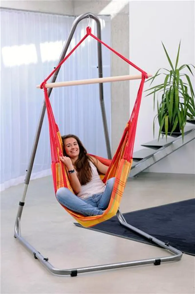 Amazonas Hängesesselgestell Luna RockStone 120 X 200-240 X 145 Cm; Dunkelgrau, AZ-4011000 5 Amazonas Hängesesselgestell Luna RockStone 120 X 200-240 X 145 Cm; Dunkelgrau, AZ-4011000 - Image 5