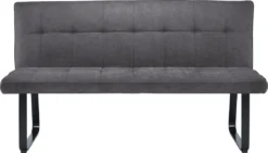 HOMEXPERTS Bank TILDA B 160, H 92, T 59 Cm Grau -Stil Beet Verkaufsgeschäft 9565135fbecb7f3ef21f458c9c6c371d