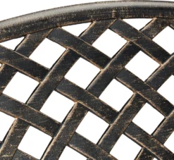 Relaxdays Gartenbank Metall In Schwarz-Bronze -Stil Beet Verkaufsgeschäft 95d3bea0a9323aa0a229ef92968896f2