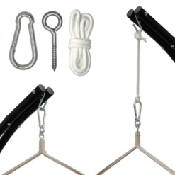 Befestigung Für Hängesessel Hängestuhl | Schwere Robuste Metall Ausführung | Karabinerhaken Ringschraube Seil | Befestigungsset Aufhänge Set Für Hängematte | Belastbarkeit Bis Ca. 160 KG 12 Befestigung Für Hängesessel Hängestuhl | Schwere Robuste Metall Ausführung | Karabinerhaken Ringschraube Seil | Befestigungsset Aufhänge Set Für Hängematte | Belastbarkeit Bis Ca. 160 KG -Stil Beet Verkaufsgeschäft 97caa9faa38f55f9e0647baee2114da7