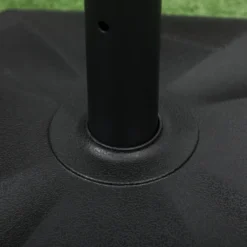 Outsunny Sonnenschirmständer 22 Kg Sonnenschirmfuß Für Mastdurchmesser Ø 32/34/38 Mm, Schirmständer Für Garten, Balkon, Zementfüllung, Schwarz 46 X 46 X 39 Cm -Stil Beet Verkaufsgeschäft 97f2a279e60866445760950f5c5785f7