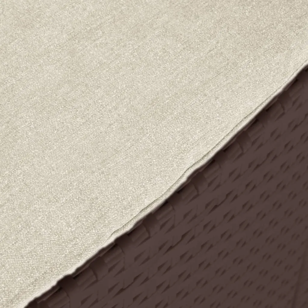 VidaXL 2-Sitzer Gartenbank Mit Kissen PP Rattan Braun 5 VidaXL 2-Sitzer Gartenbank Mit Kissen PP Rattan Braun - Image 5