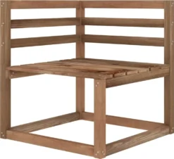 VidaXL 2-tlg. Garten-Lounge-Set Braun Imprägniertes Kiefernholz -Stil Beet Verkaufsgeschäft 9a20005c11699f89fb080340a568c1a6