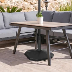 Outsunny Sonnenschirmständer 22 Kg Sonnenschirmfuß Für Mastdurchmesser Ø 32/34/38 Mm, Schirmständer Für Garten, Balkon, Zementfüllung, Schwarz 46 X 46 X 39 Cm -Stil Beet Verkaufsgeschäft 9b0f9b9fcf56725a317efffaab61d3c8