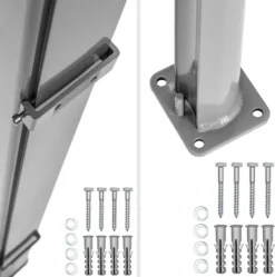 Tectake Aluminium Seitenmarkise Ausziehbar Mit Aufrollmechanismus - 200 X 300 Cm, Grau 13 Tectake Aluminium Seitenmarkise Ausziehbar Mit Aufrollmechanismus - 200 X 300 Cm, Grau -Stil Beet Verkaufsgeschäft 9b68003130cb03a05821abe16bfe5992
