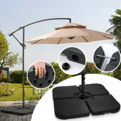 Wolketon Sonnenschirmstaender Sonnenschirm Schirmstaender Gartenschirm Befuellbar 100kg -Stil Beet Verkaufsgeschäft 9d3b032b66f9d20b9a2e81d5d2336943