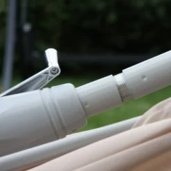 Sonnenschirm Castellammare, Gartenschirm, 2x3m Rechteckig Neigbar, Polyester/Alu 4,5kg Creme -Stil Beet Verkaufsgeschäft 9dde0fec52c0f9b3eb63e924fcd91724