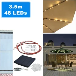 Wolketon 3m-3.5m Sonnenschirm Mit LED Solar Neigbar Ampelschirm Balkonschirm Marktschirm UV40+ Gartenschirm,Grau,3.5m -Stil Beet Verkaufsgeschäft 9ee9134e84c57ada7aea77aed3ef0ad1 1