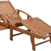 Sonnenliege Gartenliege Relaxliege Strandliege Liege Holz Holzliege Klappbar