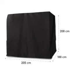 Blumfeldt Senator Cover - Abdeckung , Schutzhülle , Polyester , Passgenau , Wasserdicht , Reißverschluss , Strapazierfähig , Für Senator Lounge Gartenliege , 205 X 208 X 188 Cm (BxHxT) , Grau -Stil Beet Verkaufsgeschäft 9fd3bfde460037990a6b882bacc96f01