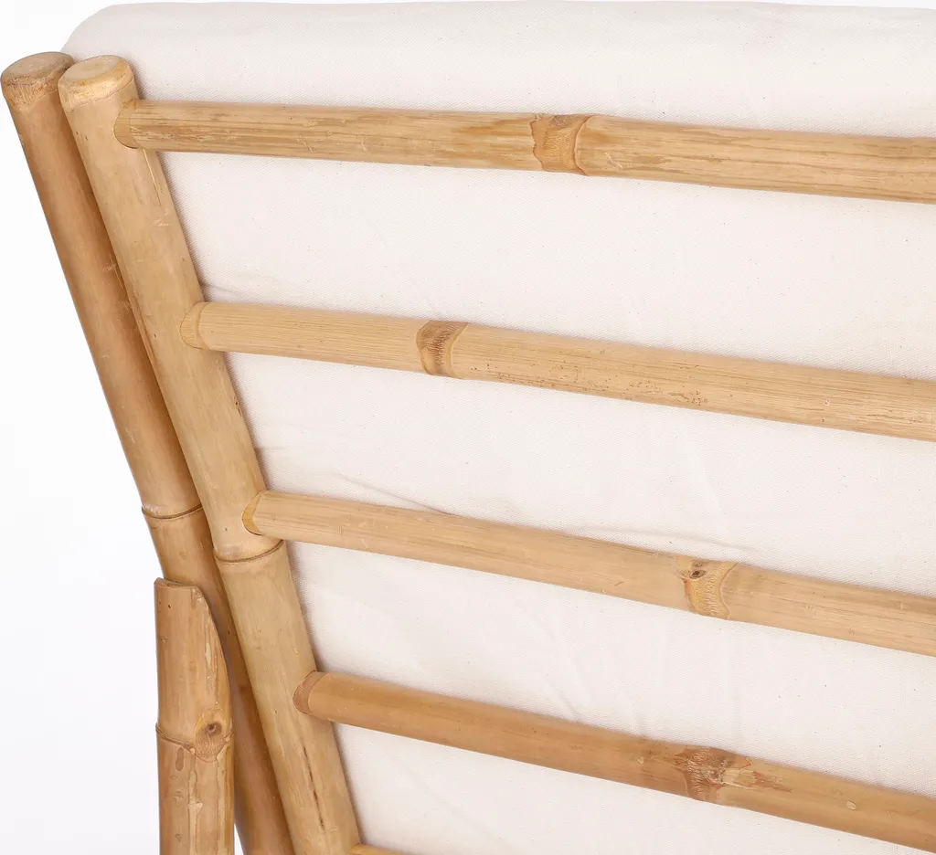 Mica Decorations Tropical Loungesofa - L120 X B88 X H73 Cm - Bambus - Hellbraun 1 Mica Decorations Tropical Loungesofa - L120 X B88 X H73 Cm - Bambus - Hellbraun