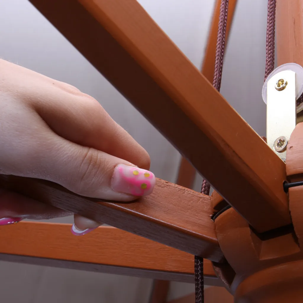 Sonnenschirm Florida, Gartenschirm Marktschirm, 2x3m Polyester/Holz 6kg Anthrazit 3 Sonnenschirm Florida, Gartenschirm Marktschirm, 2x3m Polyester/Holz 6kg Anthrazit - Image 3