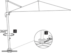 VidaXL Ampelschirm Mit Aluminium-Mast Anthrazit 400 X 300 Cm -Stil Beet Verkaufsgeschäft a2bd387e858b14f4cfd5ca9a644d4a0f