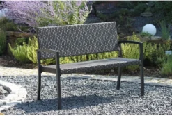 Garden Pleasure Parkbank Sanremo Rattan Optik Garten Bank Sitzbank Möbel Coffee -Stil Beet Verkaufsgeschäft a2e97aff8d6c4692cd196f1c3c8012ed