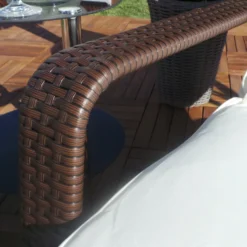 Polyrattan Garten Liege Rattan Sonnenliege Mit Rädern Gartenliege Inkl. Auflagen Und Nackenkissen -Stil Beet Verkaufsgeschäft a4130462d558769b3fc55240de97aaf3