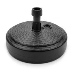 Sonnenschirmständer Rattanoptik Rund - Anthrazit Ø 390 Mm