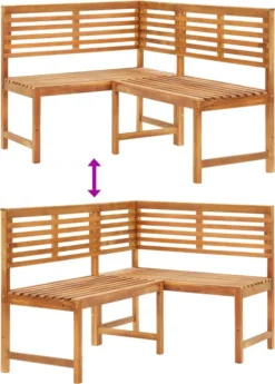 VidaXL Garten-Eckbank 140 Cm Massivholz Akazie 17 VidaXL Garten-Eckbank 140 Cm Massivholz Akazie -Stil Beet Verkaufsgeschäft a53dc2eb556fe2d56f6ff250a0bf5734