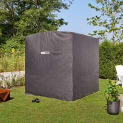 HOME DELUXE Sonnenliege LYON - Mit Abdeckung - 208 X 188 X 207 Cm - 3-fach Verstellbare Rückenlehne, Inkl. Auflagen & Vorhänge |Gartenliege Mit Sonnendach, Doppelliege, Doppel-Sonnenbett 9 HOME DELUXE Sonnenliege LYON - Mit Abdeckung - 208 X 188 X 207 Cm - 3-fach Verstellbare Rückenlehne, Inkl. Auflagen & Vorhänge |Gartenliege Mit Sonnendach, Doppelliege, Doppel-Sonnenbett -Stil Beet Verkaufsgeschäft a56cb566971948882c3d5ca9a77c5029