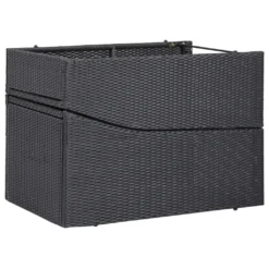 VidaXL Sonnenliege Mit Auflage Poly Rattan Schwarz -Stil Beet Verkaufsgeschäft a57a058425d36dc71ae29708e9feb7c9