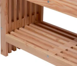 Gartenbank "Freja" Mit Kaminholzfach -Stil Beet Verkaufsgeschäft a688244351e2f0128980390eea7add12