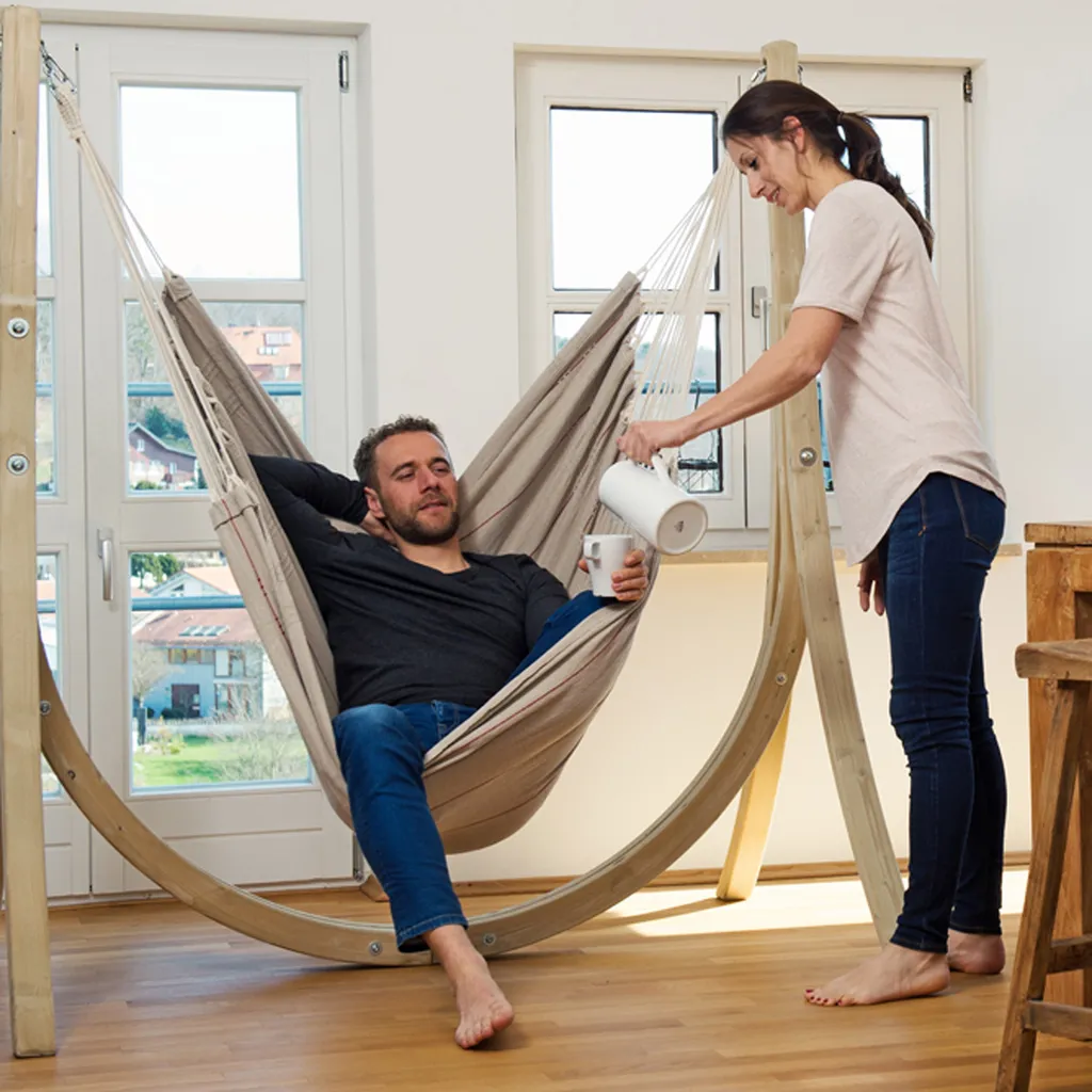 Hängematte / Hängesessel Amazonas Artista 160x130cm Sand 16 Hängematte / Hängesessel Amazonas Artista 160x130cm Sand - Image 16