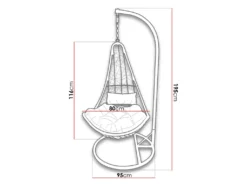 Mirjan24 Hängesessel Boho, Stilvoll Hängestuhl, Gartensessel Mit Stahlskelett, Hängekorb, Kokon (Farbe: Grau, Kissen: Grau) 20 Mirjan24 Hängesessel Boho, Stilvoll Hängestuhl, Gartensessel Mit Stahlskelett, Hängekorb, Kokon (Farbe: Grau, Kissen: Grau) -Stil Beet Verkaufsgeschäft a79bb2ee7df0e9cbb6ae56edccaa8d42