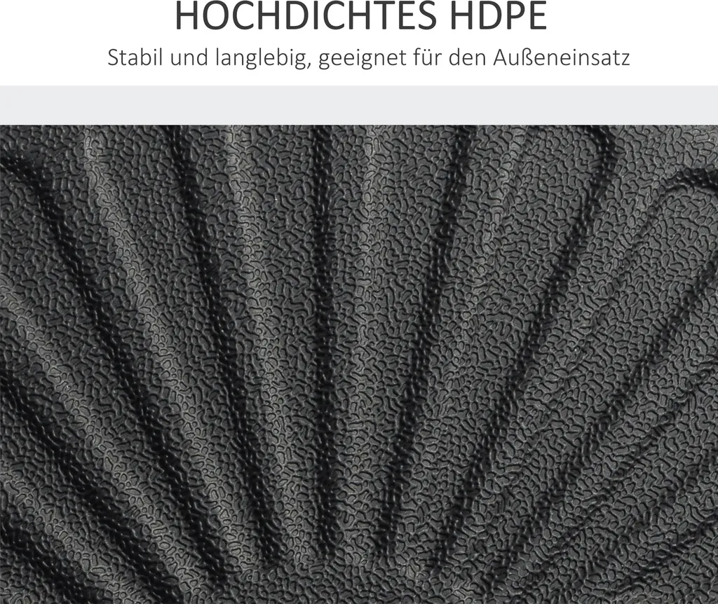 Outsunny Sonnenschirmständer 22 Kg Schirmständer Für Sonnenschirm Schirmstangen 38/48 Mm Sonnenschirmfuß Für Garten Terrasse Balkon Zement Schwarz Ø51 X 12H Cm 6 Outsunny Sonnenschirmständer 22 Kg Schirmständer Für Sonnenschirm Schirmstangen 38/48 Mm Sonnenschirmfuß Für Garten Terrasse Balkon Zement Schwarz Ø51 X 12H Cm - Image 6