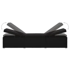 VidaXL 3-tlg. Garten-Sonnenliegen Mit Teetisch Poly Rattan Schwarz -Stil Beet Verkaufsgeschäft a9cddf9a53d5aa68598ba603cb555047