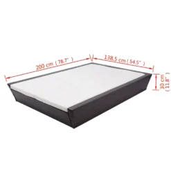 VidaXL Outdoor-Lounge-Bett Mit Polster Poly Rattan Braun -Stil Beet Verkaufsgeschäft aa02d89f53f9966a5720fa85dffd4ff1