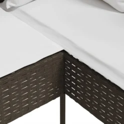 VidaXL Sofa In L-Form Mit Kissen Poly Rattan Braun 13 VidaXL Sofa In L-Form Mit Kissen Poly Rattan Braun -Stil Beet Verkaufsgeschäft aad081e01cd692ac5258f871294b9ffd