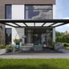 Durchdacht Terrassenüberdachung Aus Aluminium Anthrazit 300x400 Polycarbonat