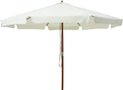 VidaXL Sonnenschirm Mit Holzmast 330 Cm Sandweiß -Stil Beet Verkaufsgeschäft ac44aff7f8d67515e5eabb8b1fc327a8