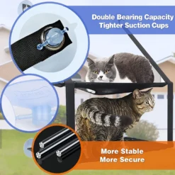 Katzen-Fenstersitz, Katzen-Hängematte, Fenstersitz, Doppelt Für Große Katzen, Platzsparend, Fenstermontage, Langlebig, Sicherheitskatzen-Sitzstange Mit 6 Saugnäpfen, Geeignet Für Große Und Kleine Katzen,Schwarz,doppellagig 9 Katzen-Fenstersitz, Katzen-Hängematte, Fenstersitz, Doppelt Für Große Katzen, Platzsparend, Fenstermontage, Langlebig, Sicherheitskatzen-Sitzstange Mit 6 Saugnäpfen, Geeignet Für Große Und Kleine Katzen,Schwarz,doppellagig -Stil Beet Verkaufsgeschäft ad5b5160b5ed2166ec6828593c6740c8