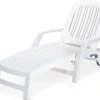 COSTWAY Sonnenliege Gartenliege, Strandliege 5 Stufen Verstellbar, Terrassenliege Gartenmöbel, Relaxliege Für Pool, Garten, Hinterhof