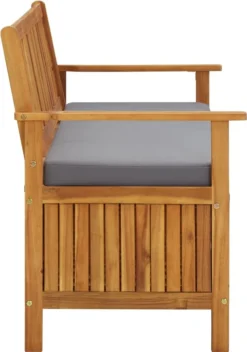 VidaXL Gartenbank Mit Stauraum 120 Cm Massivholz Akazie -Stil Beet Verkaufsgeschäft af5f5b086e921fae252f77679e9fdb8d